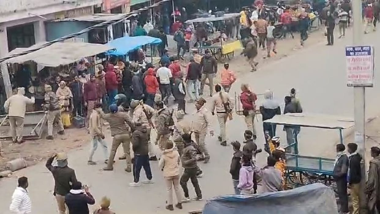 uproar over death of gangster in Lakhimpur Kheri