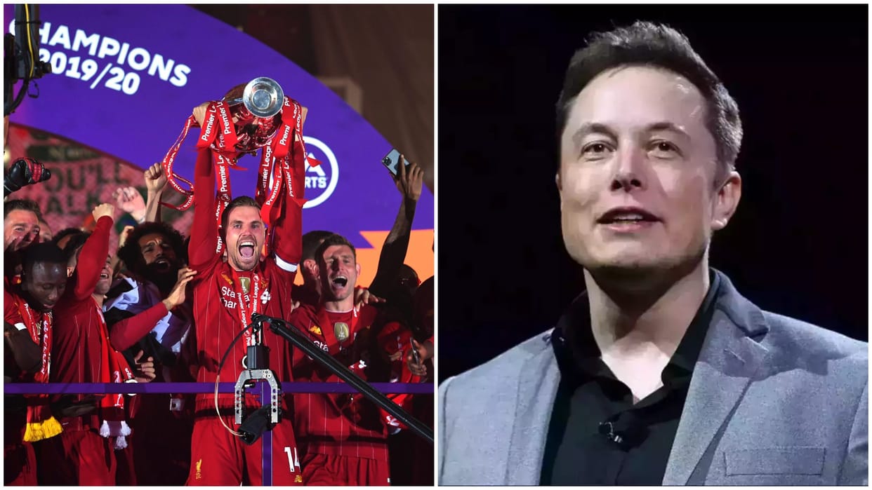 Elon Musk has expressed interest in buying English soccer club Liverpool, his father Errol Musk says
