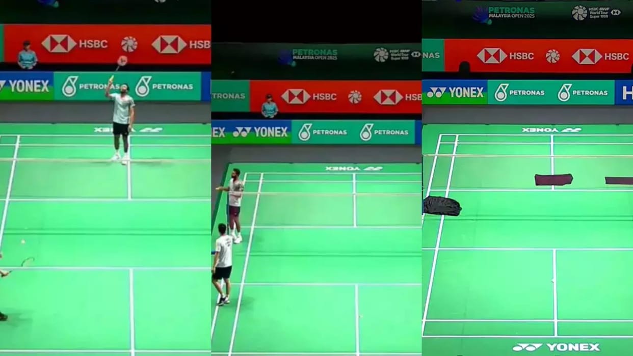 Malyasia Open: Water leaked from roof, Indian star HS Prannoy match stopped midway, Video