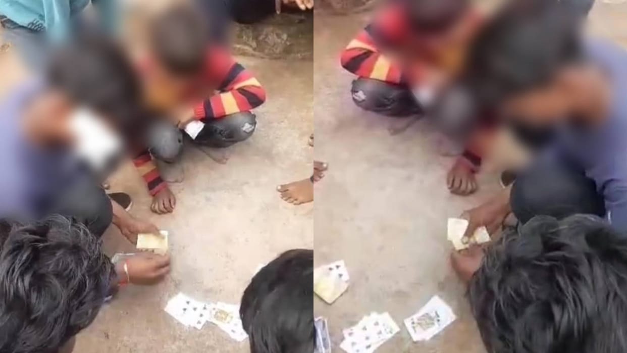 Chhatarpur News Terror of criminals due to failure of police in Bakswaha minor children are openly gambling