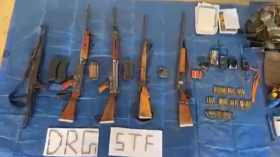 five killed Naxalites have been identified two women and three male Maoists were killed in Jagdalpur