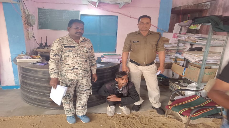 accused who kidnapped a minor was sent to jail while hall being used as a church was demolished in Raigarh