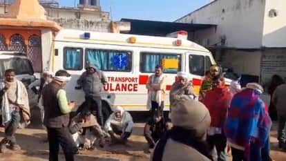 Karauli News: A truck filled with sugar hit a camel cart, the driver and the camel died, the car also got hit