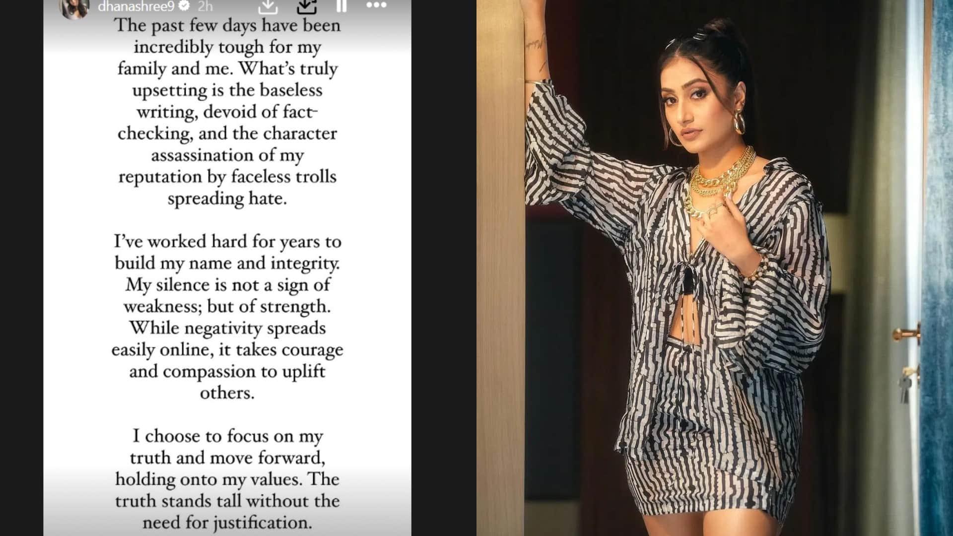 Amid Separation Rumours With Cricketer Yuzvendra Chahal Wife Dhanashree Verma Break Silence