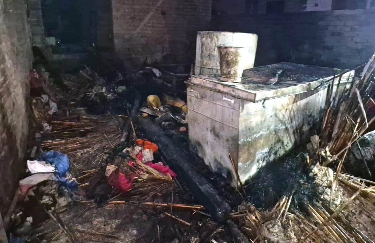 enmity with Sadhu set fire to his hut twice complained to Chief Minister