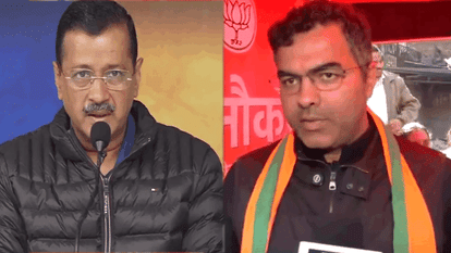 अरविंद केजरीवाल और प्रवेश वर्मा