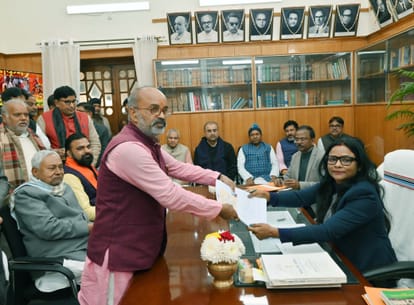 Bihar News : CM Nitish Kumar governor bihar meeting today