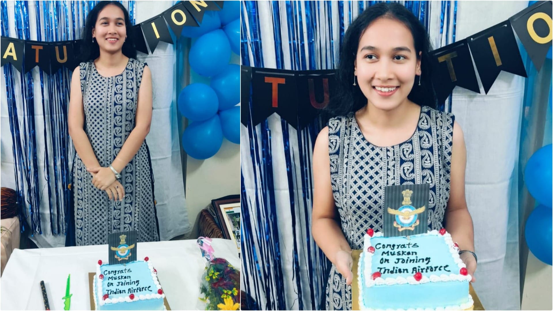 Bihar News: Muskan of Chhapra fulfilled her dream of becoming aeronautical engineer in Air Force