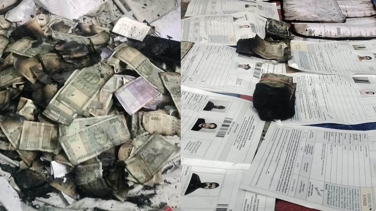 Bihar News : NEET PG admit cards burnt money recovered from Chanakya Hostel patna bihar police