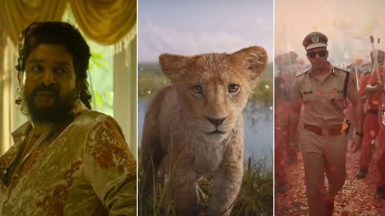 box office collection report mufasa the lion king Allu Arjun pushpa 2 the rule baby john wednesday earnings