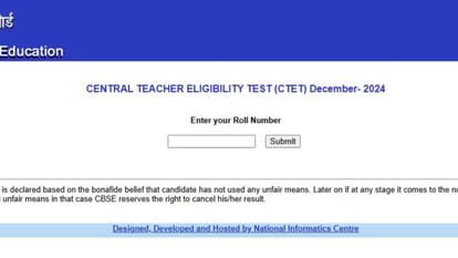 CTET 2024 December session result released at ctet.nic.in; qualifying marks, credentials required