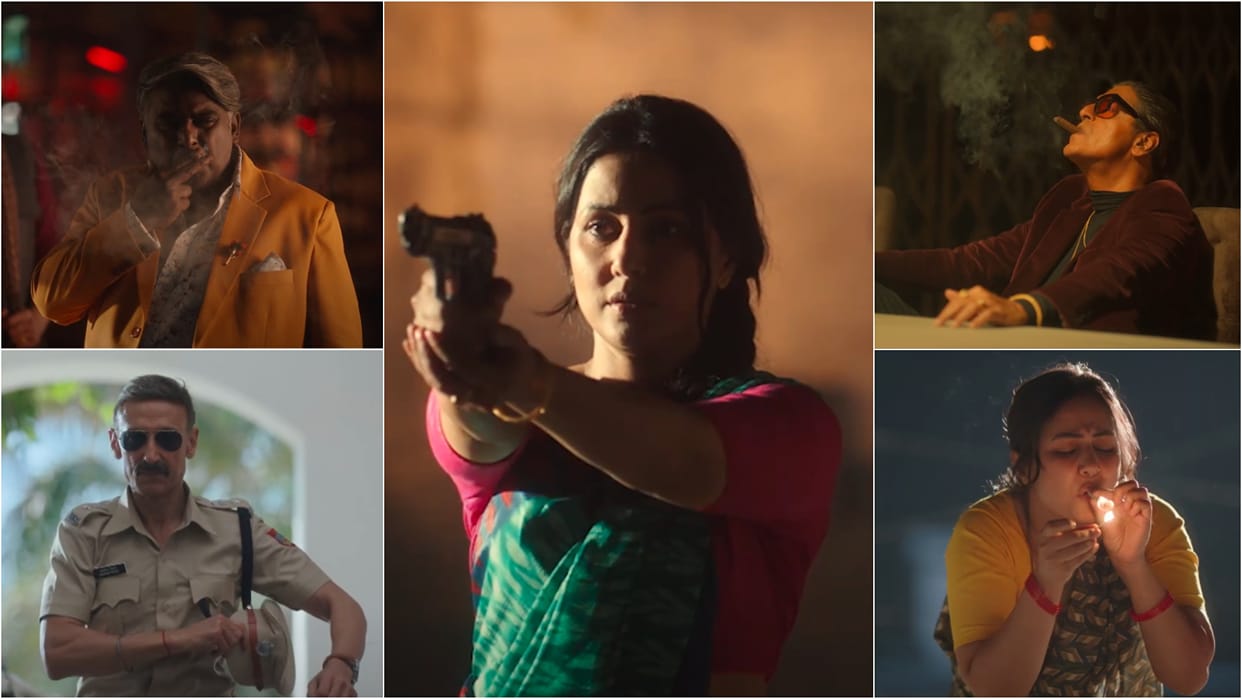 Hina Khan crime thriller series Griha Laxmi trailer released actress looks action avatar first time