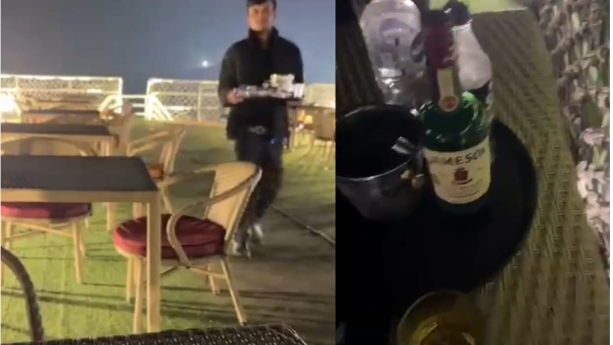 A case of selling liquor on cruise has come to light in Ramgarhtal, Gorakhpur.