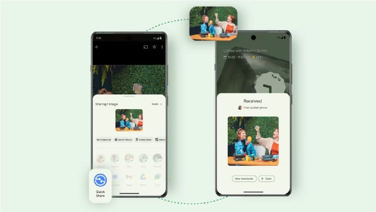 Quick Share: नए और शानदार फीचर ला रहा है गूगल, QR कोड से ट्रांसफर कर सकेंगे फाइल Lets Android Users Scan QR Codes to Transfer Files Via Google Quick Share