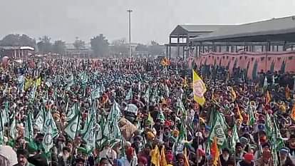 मोगा में किसान महापंचायत: एसकेएम की छह मेंबरी कमेटी जाएगी खनौरी बॉर्डर, 26 को ट्रैक्टर मार्च Kisan Mahapanchayat in Moga farmer kill himself at Shambhu border