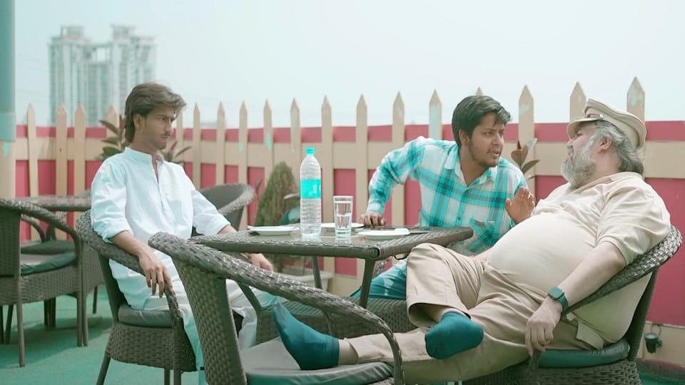 Jattari Umesh Kaushik seen in the film Dhokha