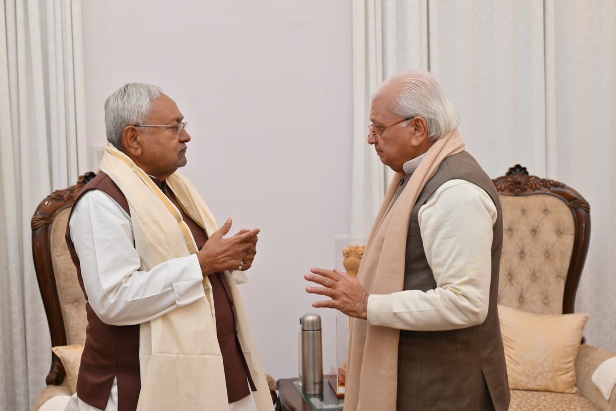 Bihar News : CM Nitish Kumar governor bihar meeting today