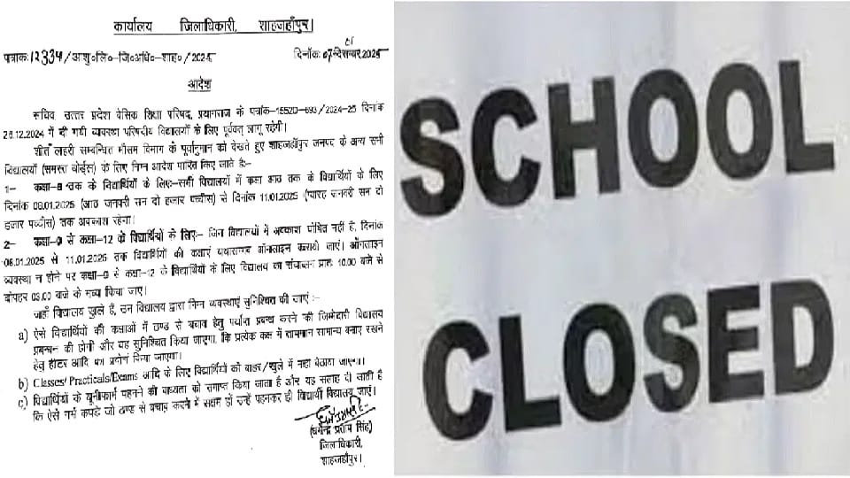 Due to cold all basic schools closed till 11th January