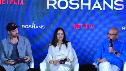 Trailer Launch Of Series The Roshans Hrithik Roshan Rakesh Roshan At Event With Family