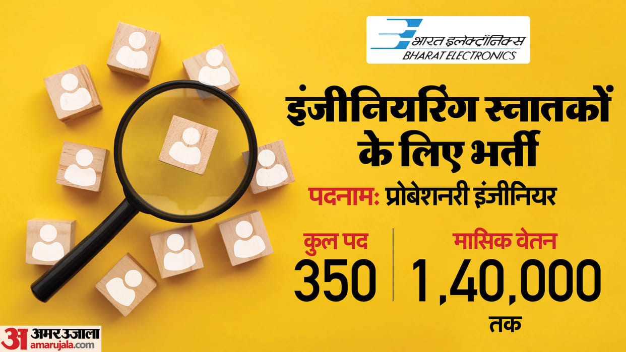 BEL Probationary Engineer Recruitment 2025 for 350 posts, Salary upto 1,40,000 monthly