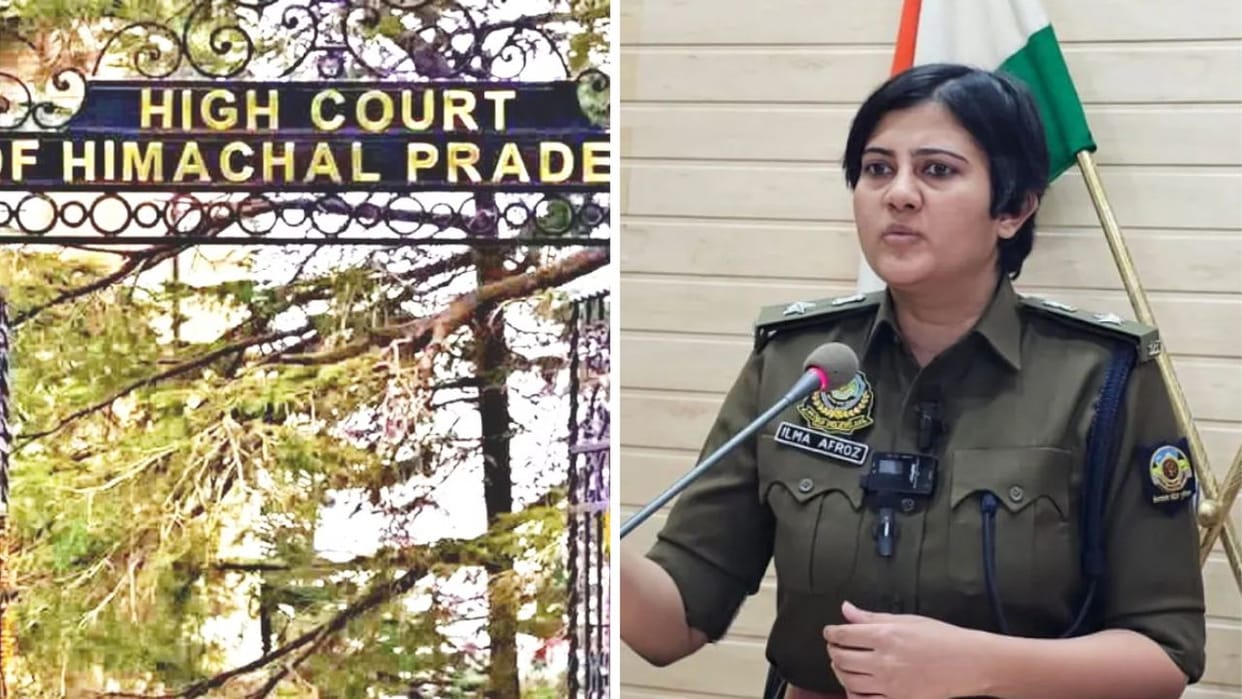 Old bench to hear ips Ilma Afroz case himachal pradesh high court sp baddi appointment