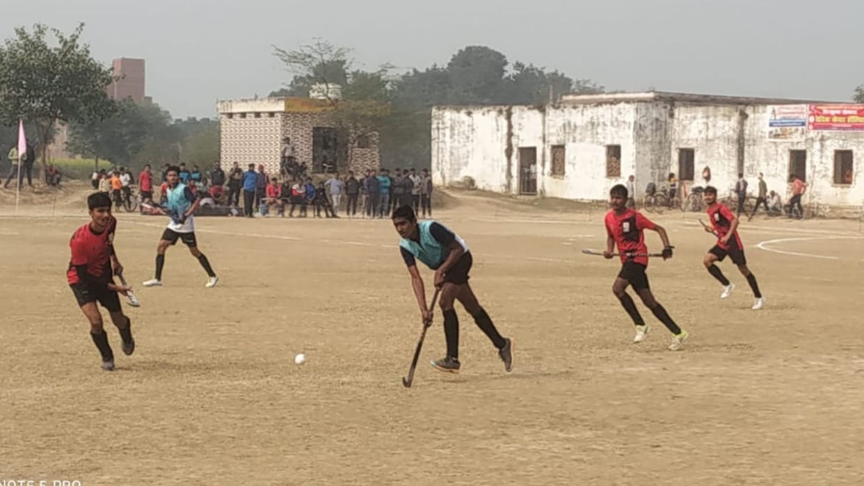 Hockey UP College faltered gaining lead in 16th minute read sports news in varanasi