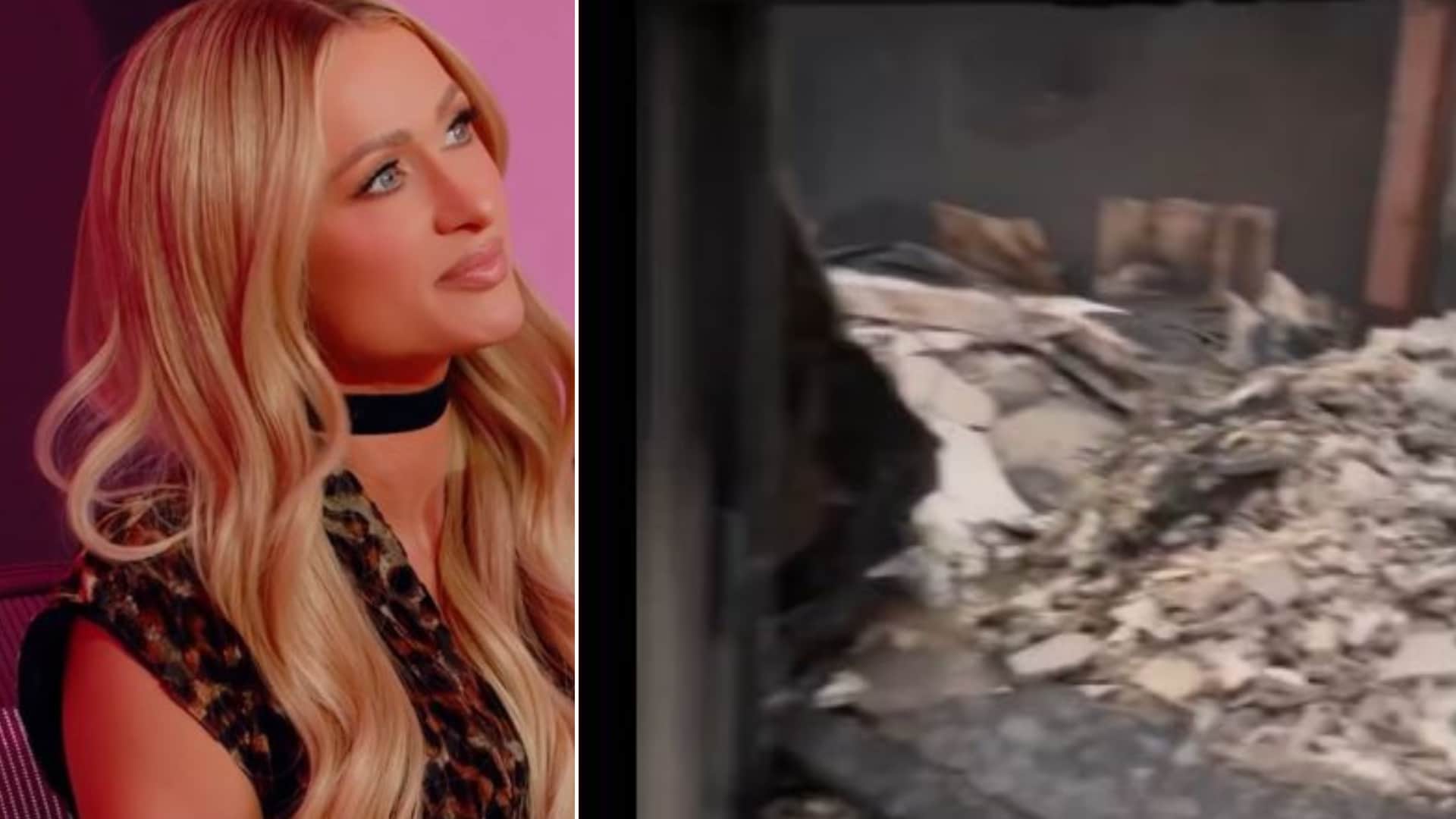 Paris Hilton after her Malibu home to ashes in los angeles wildfires say my heart shattered in million pieces