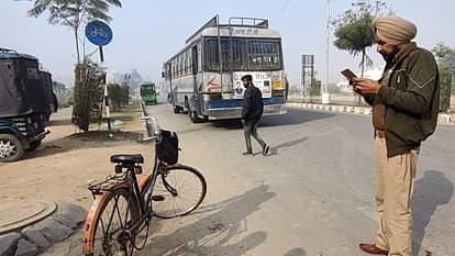 PRTC bus hit women dies in Abohar