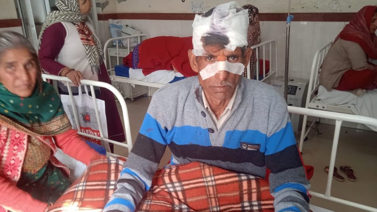Himachal Hamirpur Tareti village Two unidentified thugs looted Rs 30000 by hitting the head of an elderly man