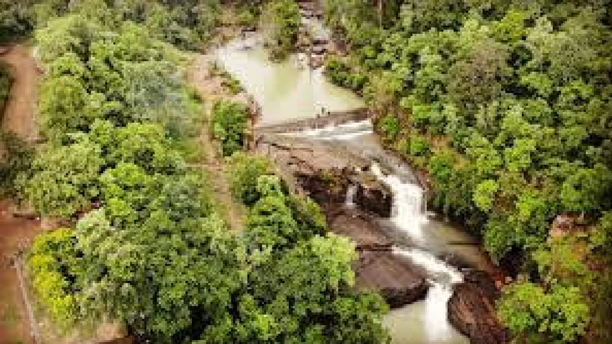 Madosilli waterfall is the best picnic spot of Gomarda Sanctuary in Chhattisgarh