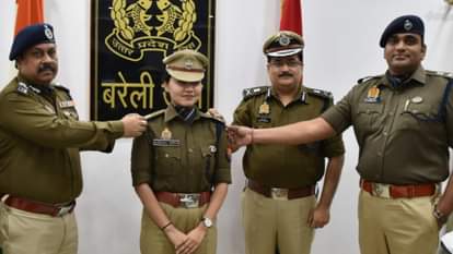 Two IPS officers got promotion ADG and IG put stars on them in Bareilly