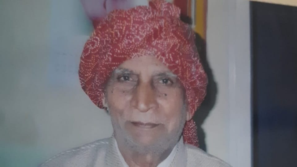former MP Ratnlal Kataria father RSS worker Jyotiram Kataria passes away in Ladwa