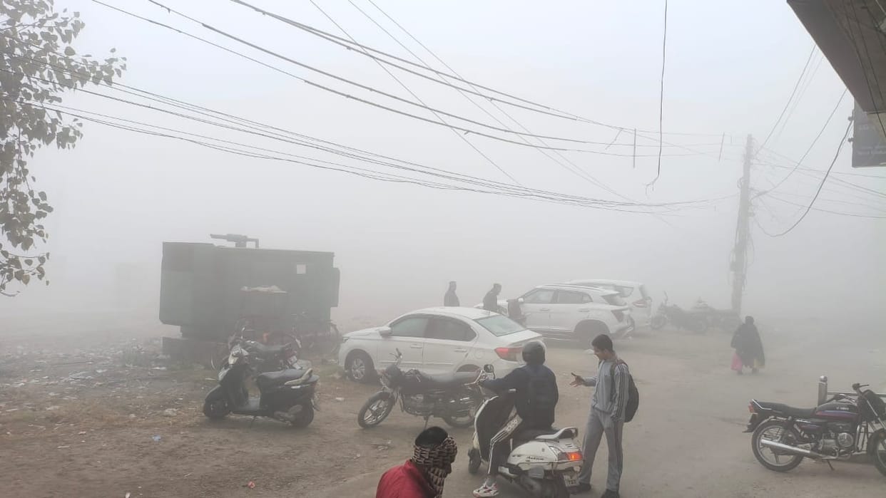 Dense fog in Haryana, Visibility reduced to five meters, new western disturbance will active again from today