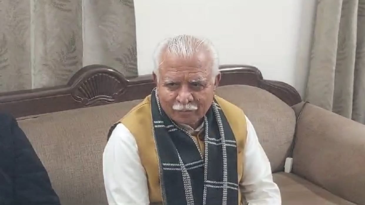 Union Minister Manohar Lal reached Karnal: inaugurated projects worth 59 crores, spoke on farmers' movement