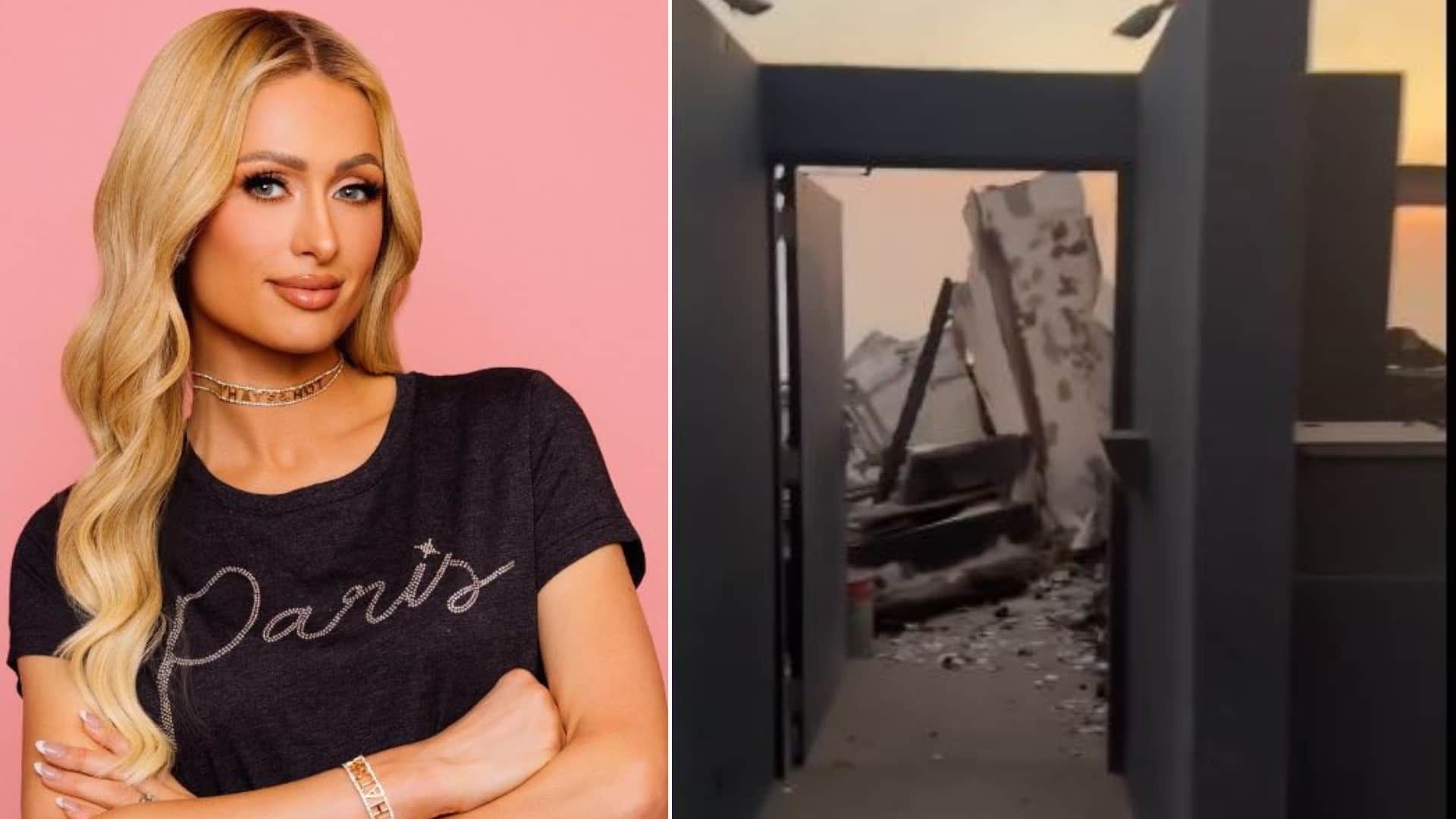 Paris Hilton after her Malibu home to ashes in los angeles wildfires say my heart shattered in million pieces