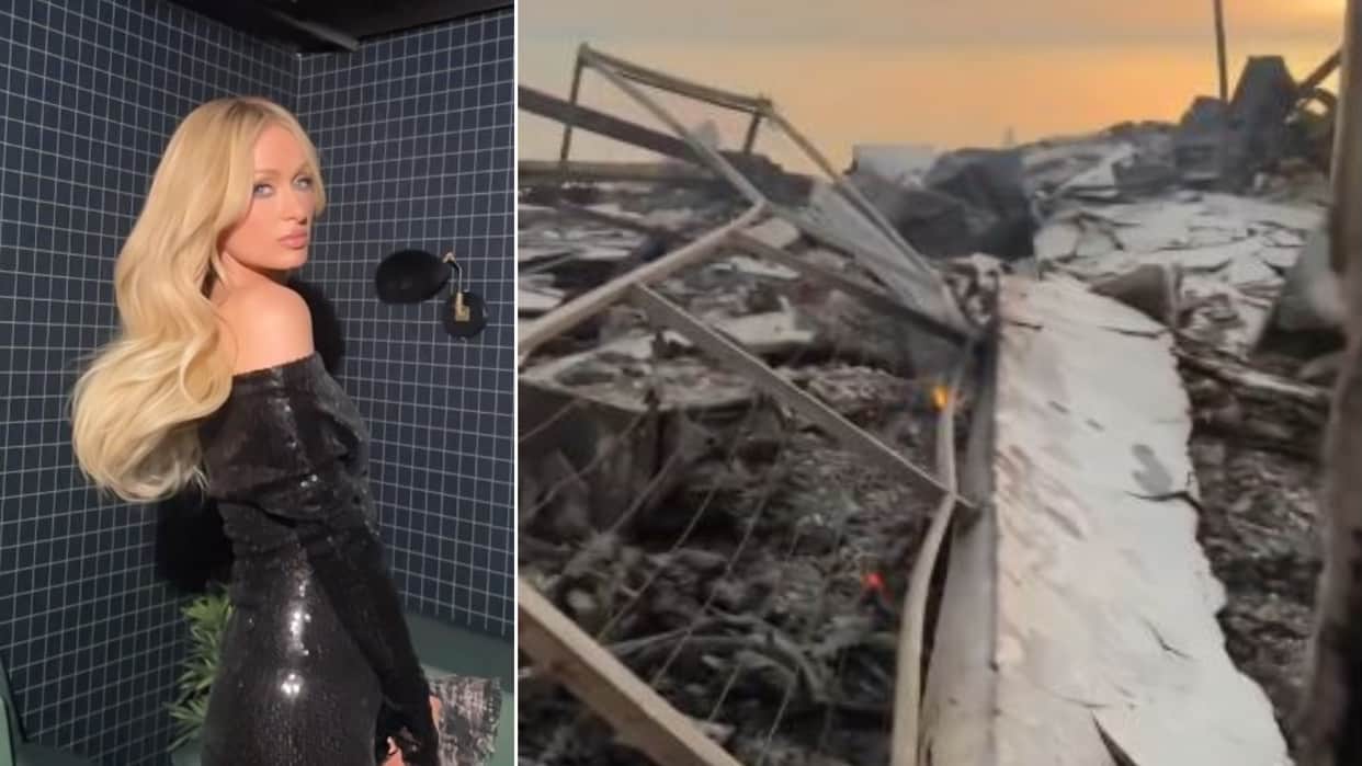 Paris Hilton after her Malibu home to ashes in los angeles wildfires say my heart shattered in million pieces
