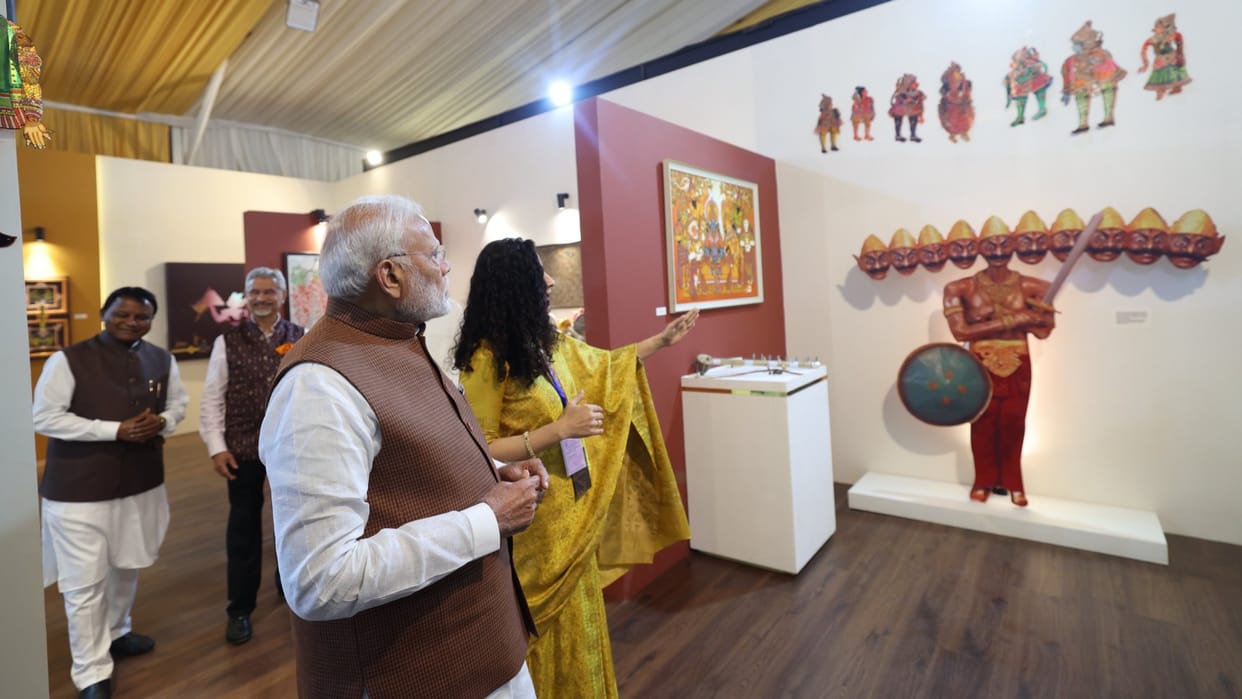 Unique Ramayana exhibition showcases worldwide influence of timeless epic at PBD convention news in hindi