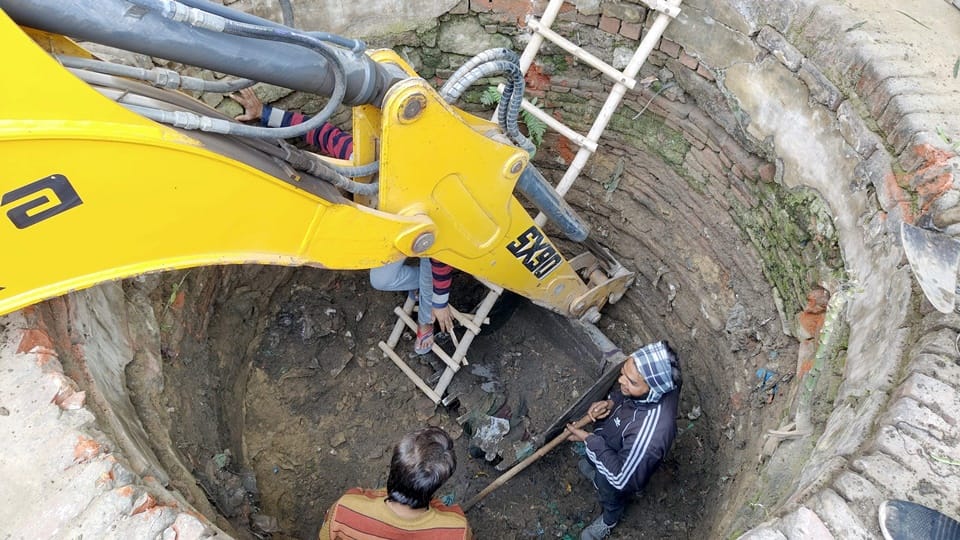 Another well found in Sambhal: Excavation done at Hatim Sarai, police deployed at Chandausi Bawdi