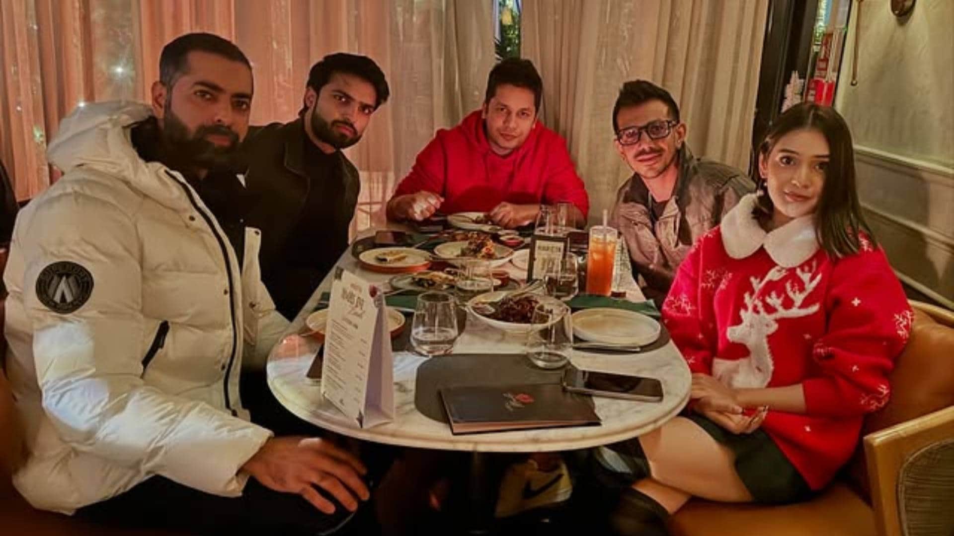 Yuzvendra Chahal spotted with RJ Mahvash photo goes viral amid Dhanashree Verma divorce rumours