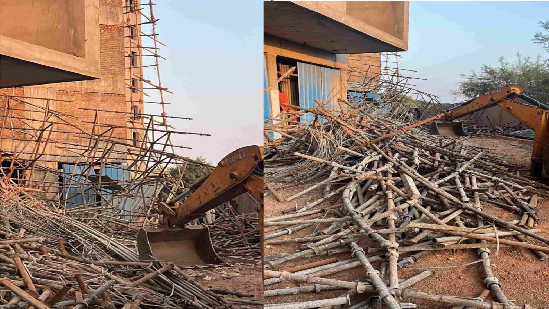 Raipur accident news: Two workers died, six injured in building centring frame crash