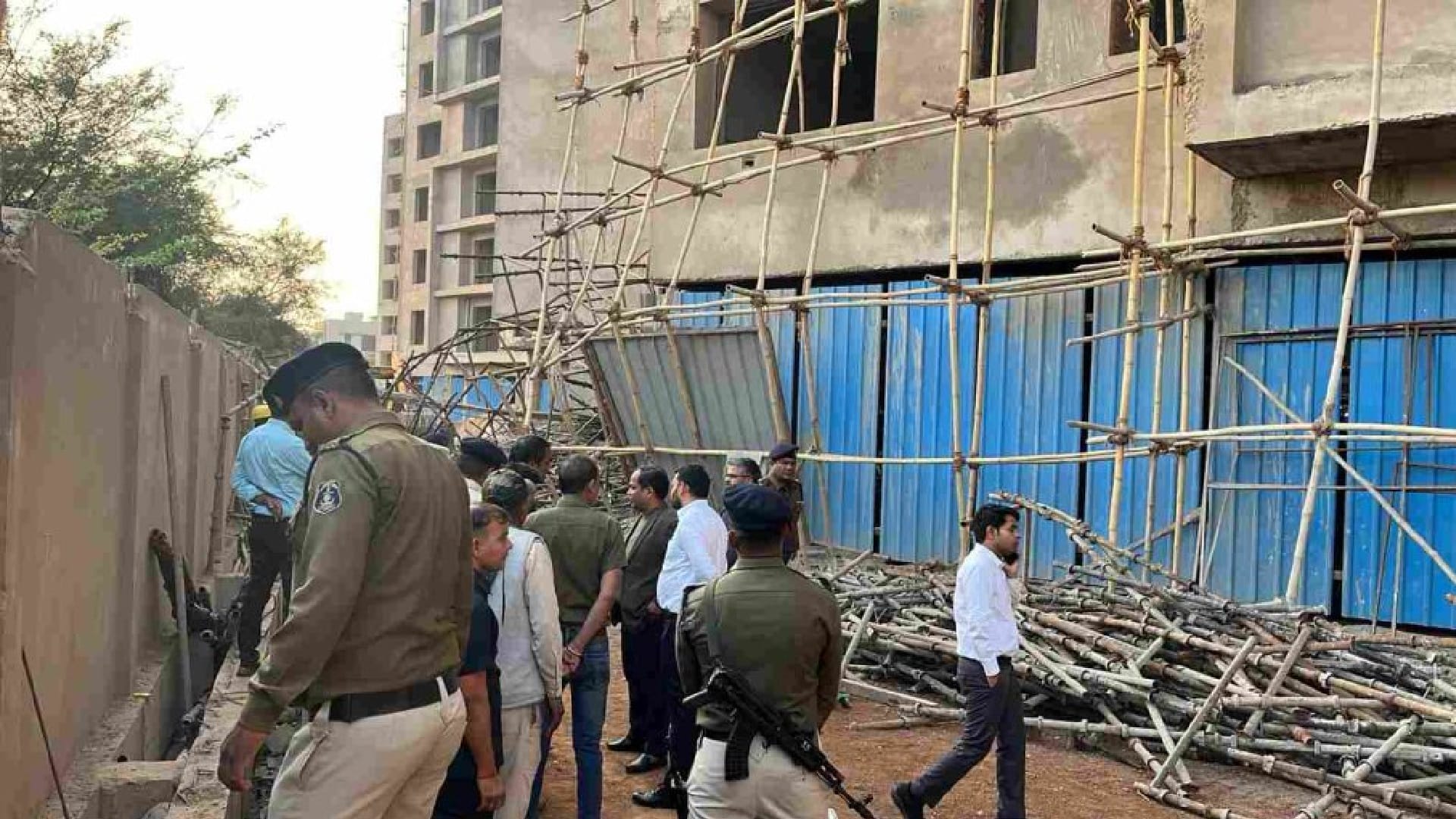 Raipur accident news: Two workers died, six injured in building centring frame crash