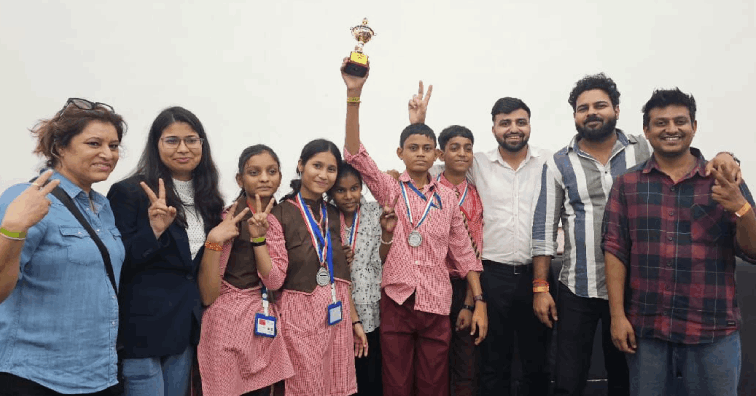 Students of council schools in Greater Noida won third place in Mumbai