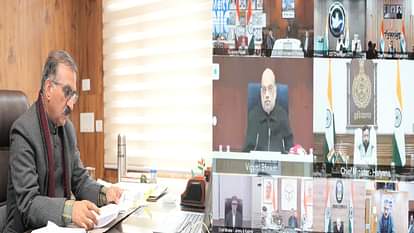 एनसीबी सम्मेलन: सीएम सुक्खू बोले- हिमाचल प्रदेश मादक पदार्थों की समस्या से निपटने के लिए प्रतिबद्ध CM Sukhvinder Sukhu attended the meeting of the Northern Regional Council virtually, Amit Shah presided over i