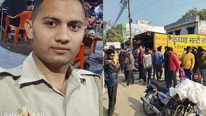 UP News: शाहजहांपुर में चाइनीज मांझे से कटा सिपाही का गला, तड़प-तड़पकर मौत, खून से लाल हुई सड़क constable died due to his throat slit by Chinese manjha in shahjahanpur