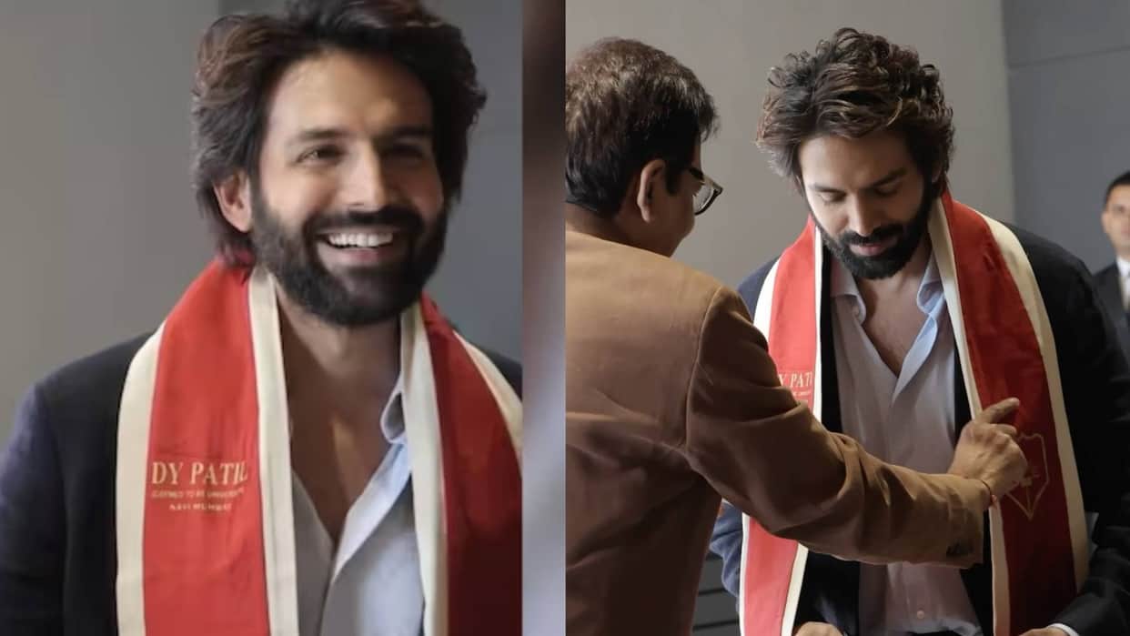 Kartik Aaryan received his engineering degree after almost a decade. He shared a video from his convocation