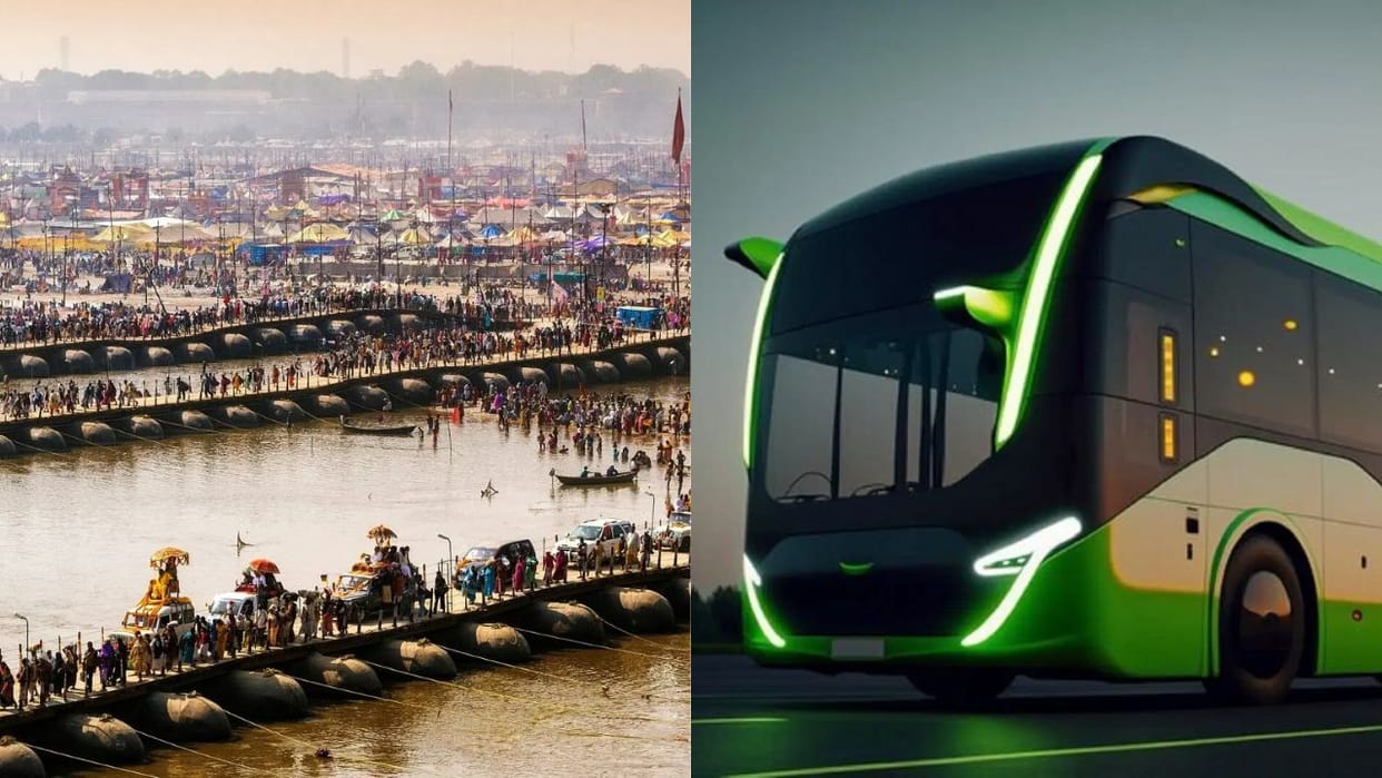 MahaKumbh 2025 UP Government To Run Electric Buses For Devotees Fastag Based Parking