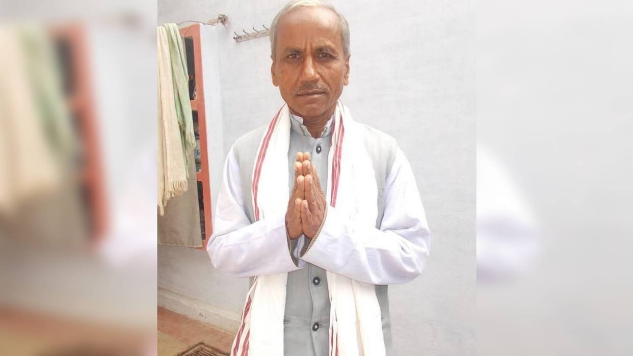 Damoh Gangaram Patel became Hata district president through lottery system both claimants got equal votes