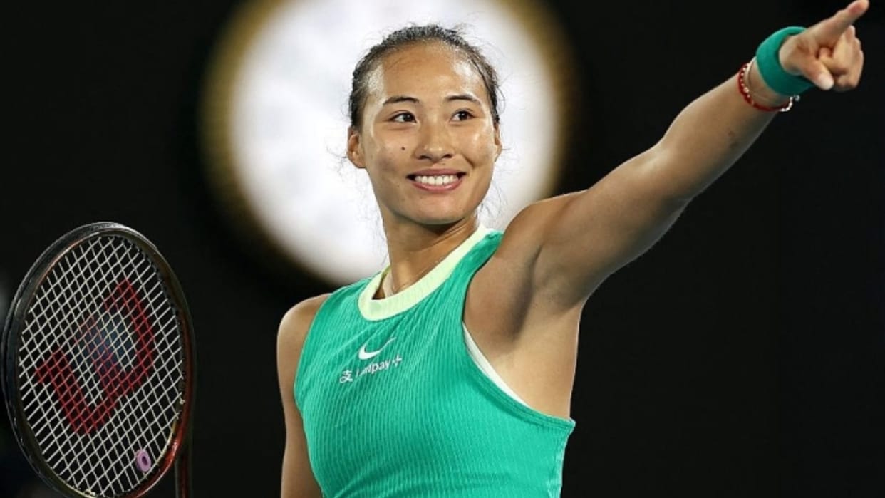 Australian Open 2025 Results Olympic champion Zheng in second round, All results today Rain Stopped Play