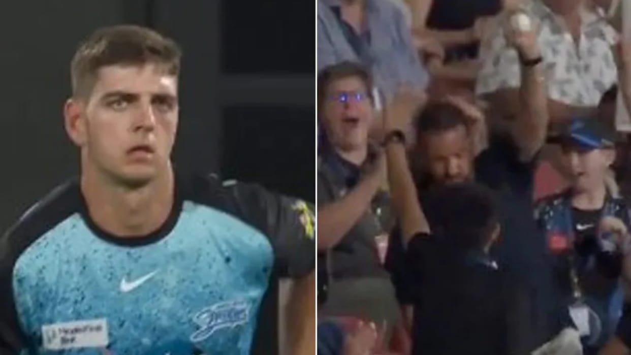 BBL Video: Epic Scenes In Big Bash League, Son Gets Hit For Six, Father Catches Ball, Watch