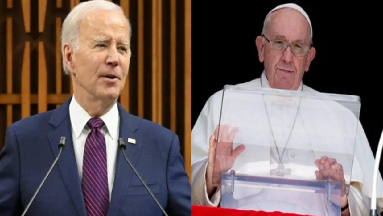 Biden honours Pope Francis with Presidential Medal of Freedom World News In Hindi